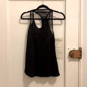 Lululemon sheer racer back tank. Size 4. Black